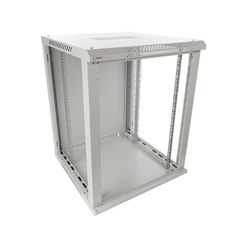 Szafa RACK Pulsar 15U / 19” wisząca do złożenia 600x600 szara