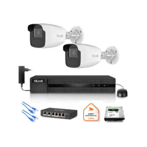 Zestaw monitoringu Hilook 2x kamera IPC-B440H(4mm)(C) z dyskiem 2TB