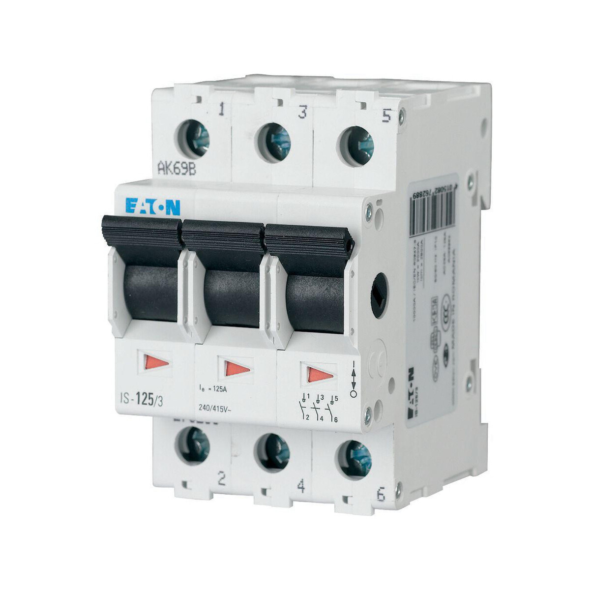 EATON ROZŁĄCZNIK IZOLACYJNY MODUŁOWY 40A 3Z 3P 3M 415V AC IS- 40/3