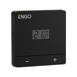 ENGO Controls EASY-230B - Regulator temperatury, 230V, czarny, dobowy, natynkowy