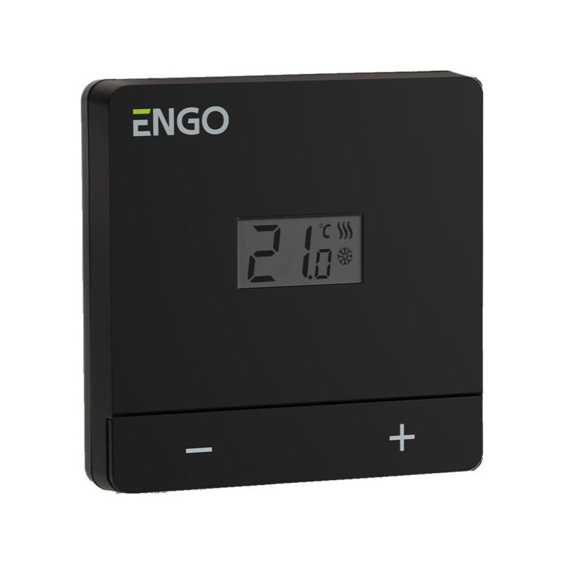 ENGO Controls EASY-230B - Regulator temperatury, 230V, czarny, dobowy, natynkowy
