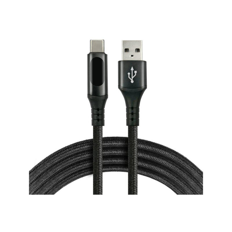KABEL USB-A / USB-C LCD everActive CBB-2CBL 200cm 3A