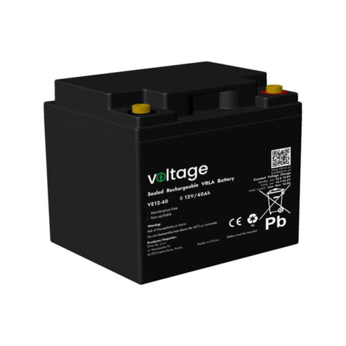 Akumulator AGM Voltage 12V 40Ah VE12-40 (Żywotność 6-9 lat)