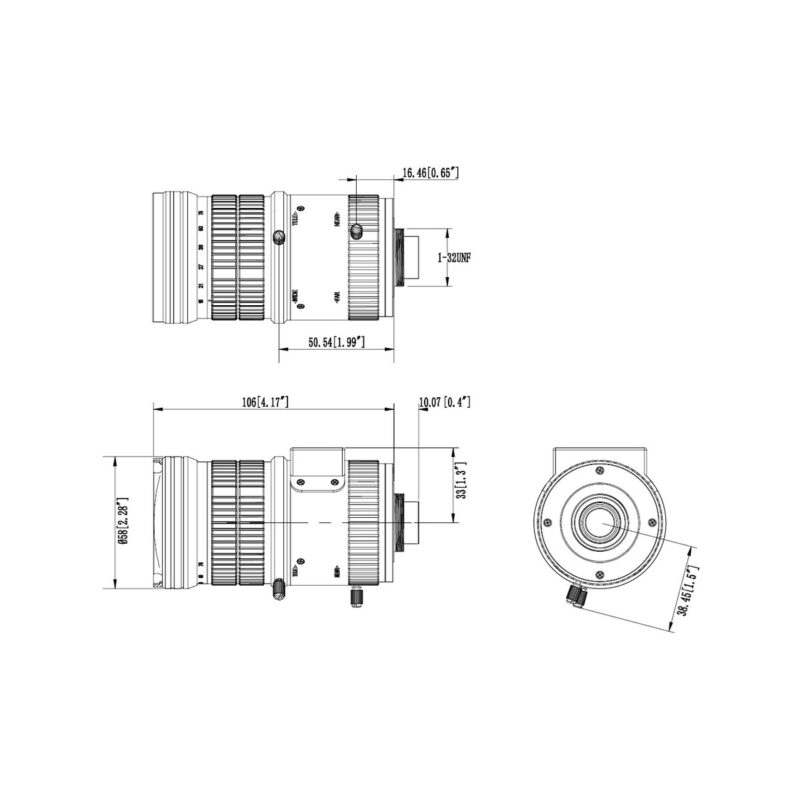 OBIEKTYW DAHUA PFL1575-A12D