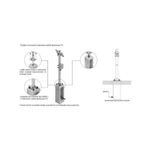 Fundament prefabrykowany ATS FP3 pod słup ATS