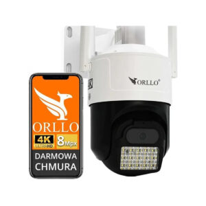 Kamera IP ORLLO Z17 Ultra 4K zewnętrzna obrotowa GSM na kartę SIM 8MPx