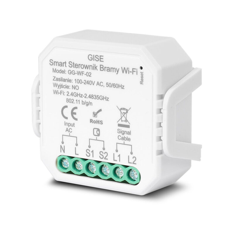 GISE Smart Moduł do sterowania bramą WiFi z czujnikiem otwarcia | Tuya | GG-WF-02