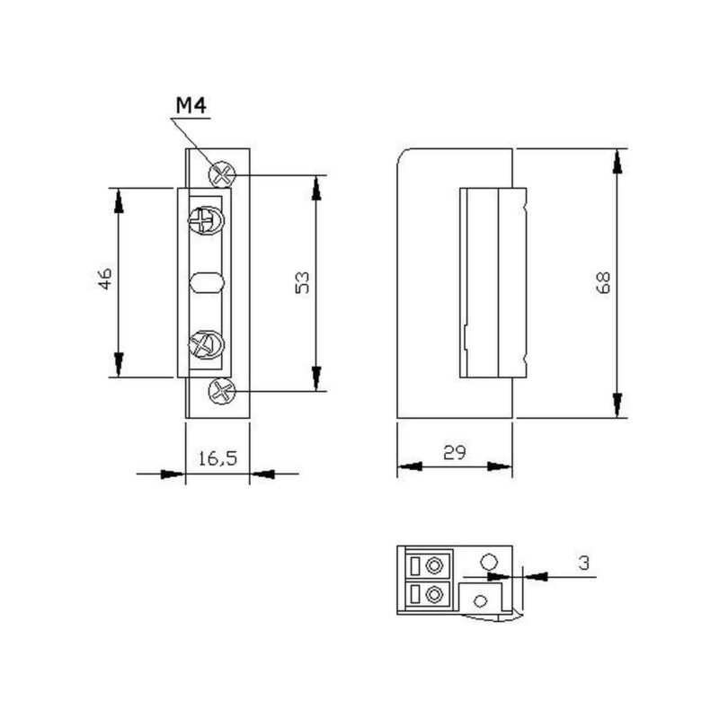 d9954ec6d86b6a432bfe8e43567a37ee_original ZACZEP ELEKTRA R5 Z BLOK. SYMETR. wąski 16,5mm