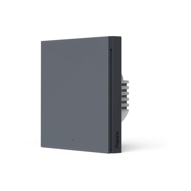Aqara Smart Wall Switch H1 Szary pojedynczy z przewodem neutralnym