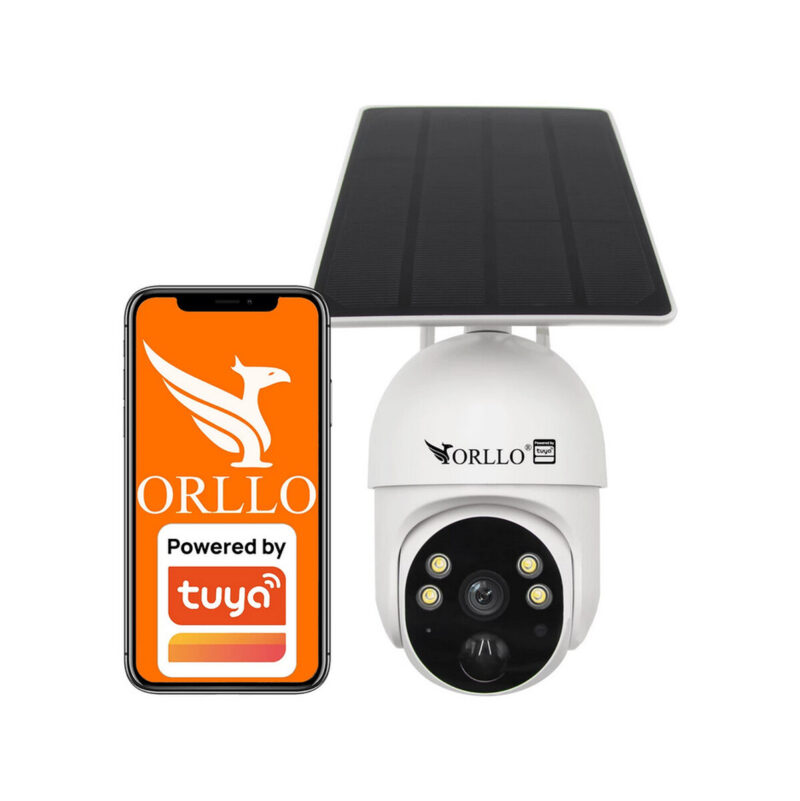 Kamera IP bezprzewodowa 4G LTE obrotowa z panelem solarnym Orllo TZ1 PRO