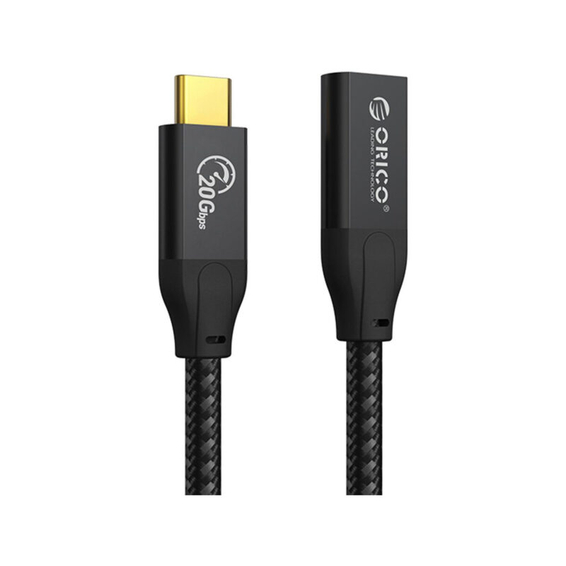 Przedłużacz USB Orico USB-C 3.2 20Gbps, 4K, 100W, 1m