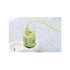 daa86559732989ae157c696ddbba9cfa_original ŁADOWARKA SIECIOWA Forcell F-Energy GaN III VT-41 33 W 1x USB-C 1x USB-A PD 3.0 QC 4.0 ZIELONA