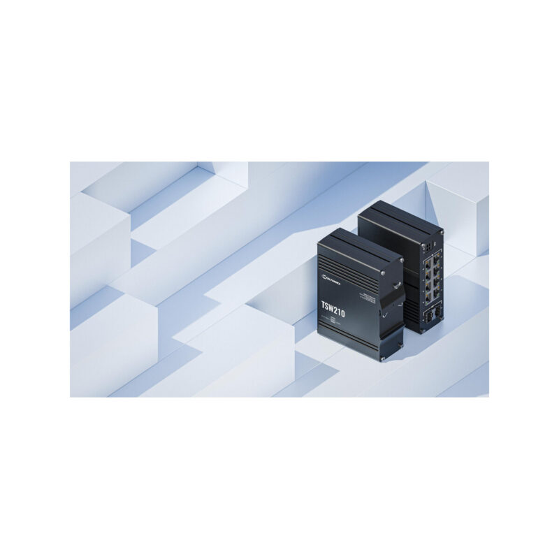 Teltonika TSW210 switch przemysłowy 8xGE 2xSFP PoE+ (TSW210000040) DIN