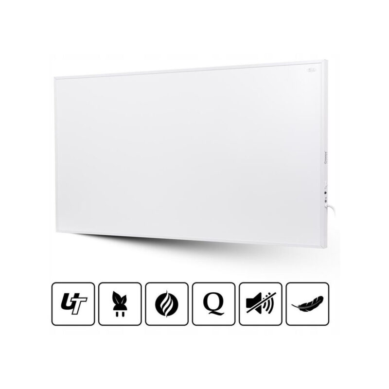 Panel grzewczy IR CRONOS Carbon P800 White