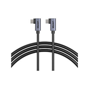 Unitek kabel USB-C do USB-C PD 100W podwójny 90 stopni, 1m