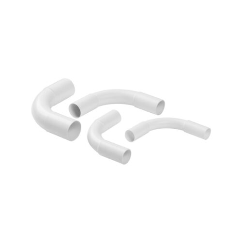 Złączka do rur elektroinstalacyjnych sztywna, kątowa BIAŁY ZKL-25 (PACZKA 50szt.)