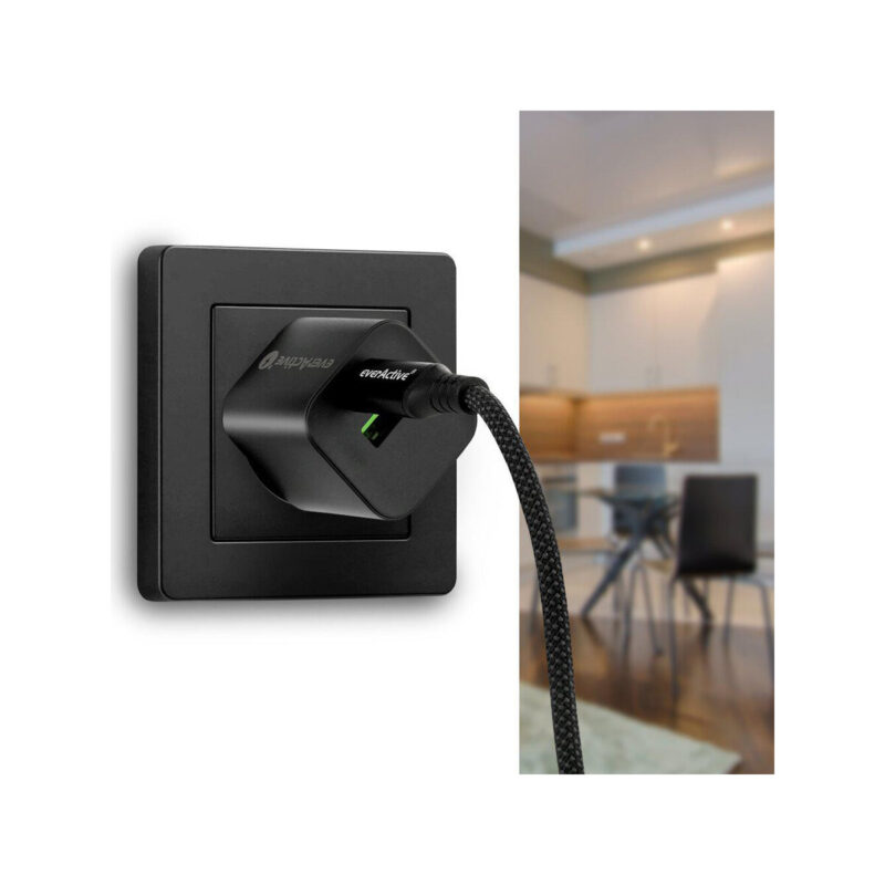 KABEL USB-C / USB-C LCD everActive CBB-1PD5L 100cm 20V 5A 100W