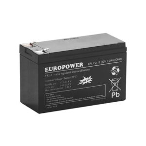 Akumulator AGM EUROPOWER serii EPL 12V 7,2Ah T1 (Żywotność 15 lat)