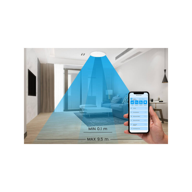 OXT Czujnik radar obecności jasności 230V ZigBee TUYA T160