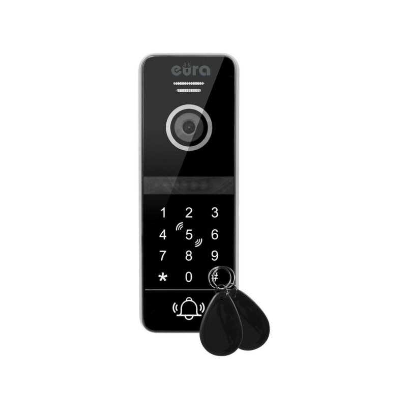 WIDEODOMOFON EURA VDP-97C5 czarny, lcd 7", wi-fi, czytnik zbliżeniowy, Tuya