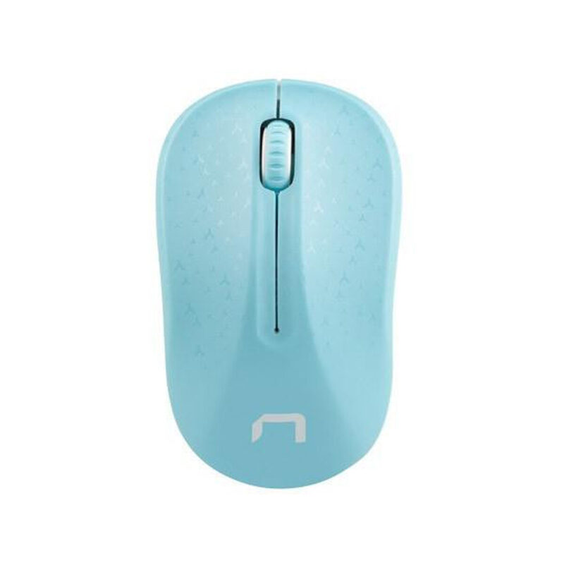 Mysz Natec Toucan 1600DPI niebiesko-biała