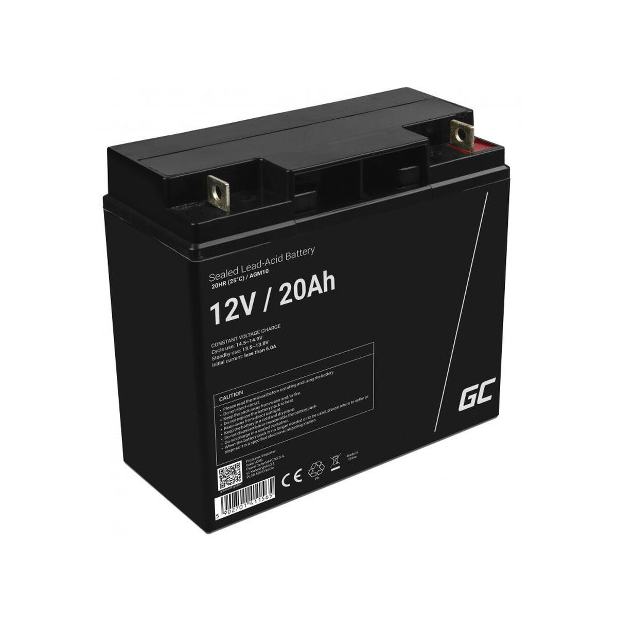 AKUMULATOR AGM Green Cell VRLA 12V 20Ah