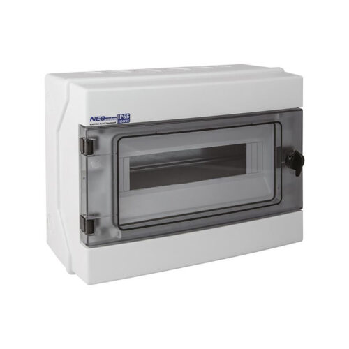 Rozdzielnica hermetyczna modułowa (500V AC, 1000V DC) 1x12 natynkowa (N+PE) IP65 RH-12