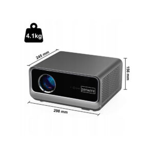 Rzutnik Android Google TV FULL HD 4K 39000lm WiFi Przenośny SMART Zenwire G60