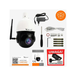 Kamera IP ORLLO Z10 WiFi POE z panelem fotowoltaicznym SM6030 PRO