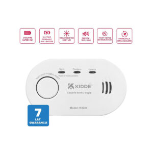 Zestaw 2 czujek KIDDE czadu i dymu