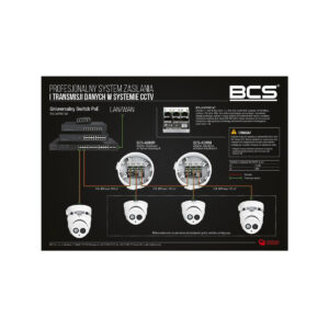 Switch POE  BCS POWER BCS-xPoE3/EXT-AT