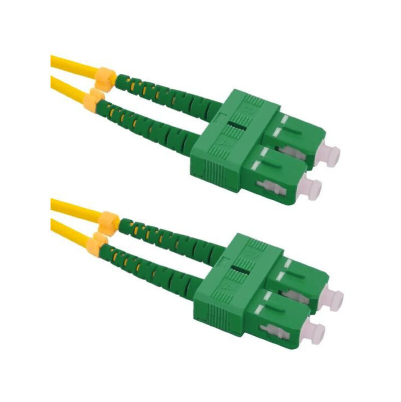 PATCHCORD ŚWIATŁOWODOWY SM 1,5M SIMPLEX 9/125, SC/APC-SC/APC 3MM