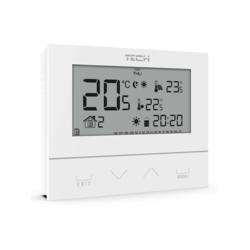 Przewodowy dwustanowy regulator pokojowy biały ST-292v3 Tech sterowniki