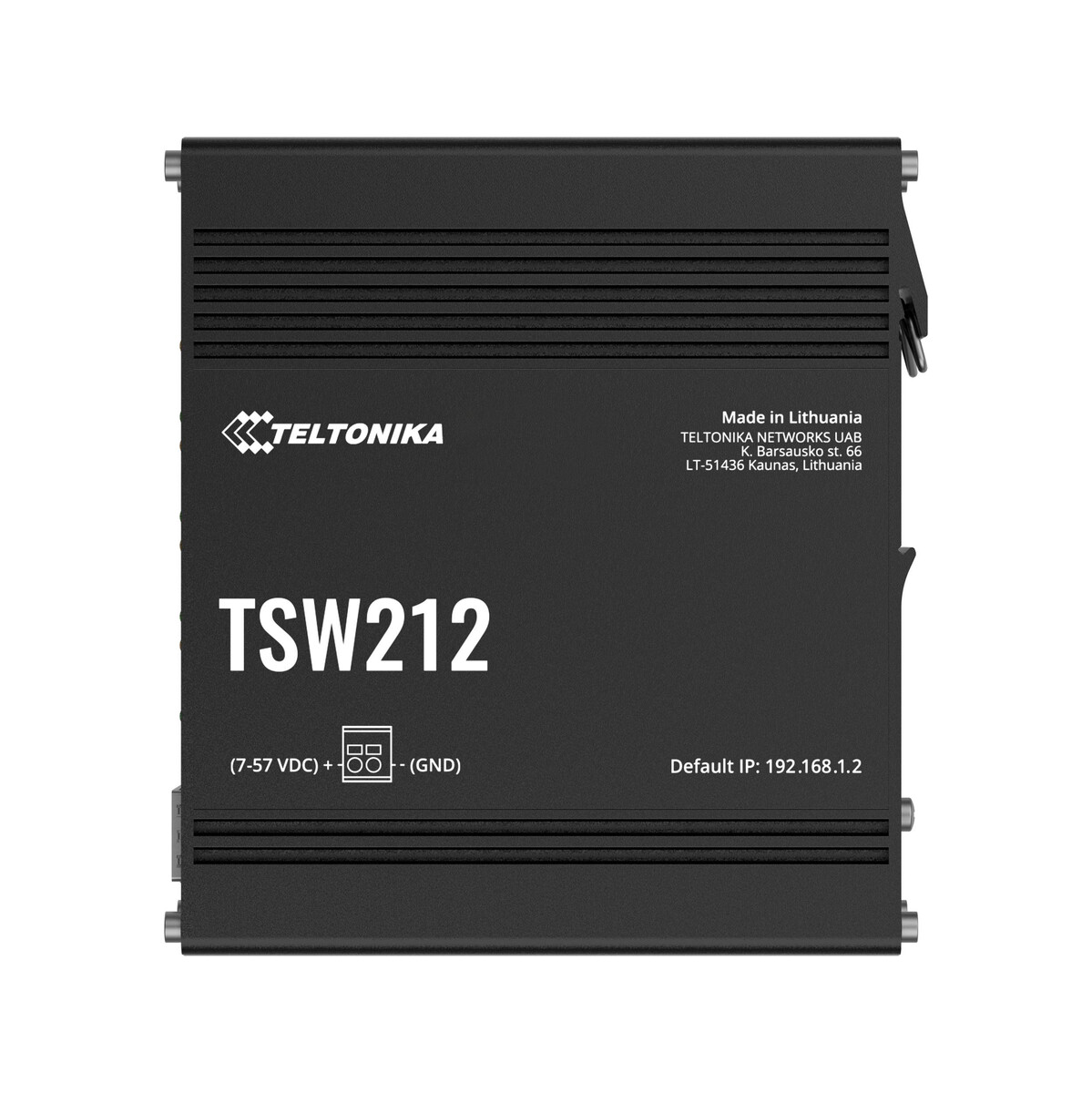 Teltonika TSW212 switch przemysłowy zarządzalny 8xGE 2xSFP (TSW212000000) DIN