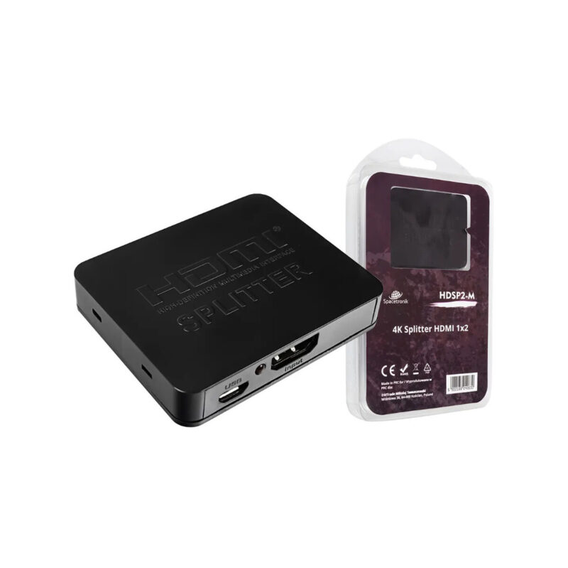 Rozgałęźnik mini HDMI 1x2 Spacetronik HDSP2-M 1/2