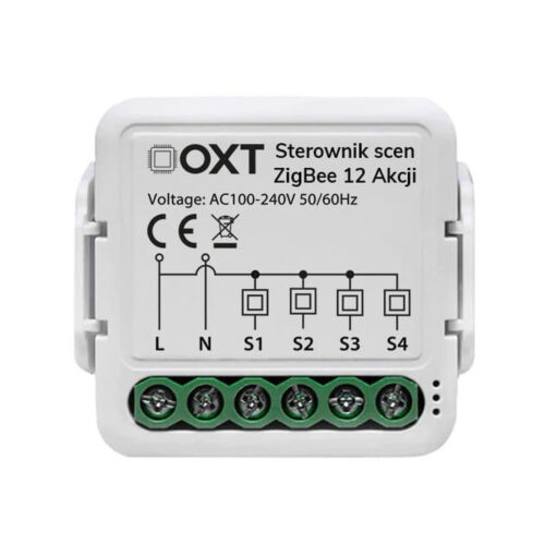 Moduł OXT mini sterownik scen 12 akcji 230V ZigBee TUYA T254