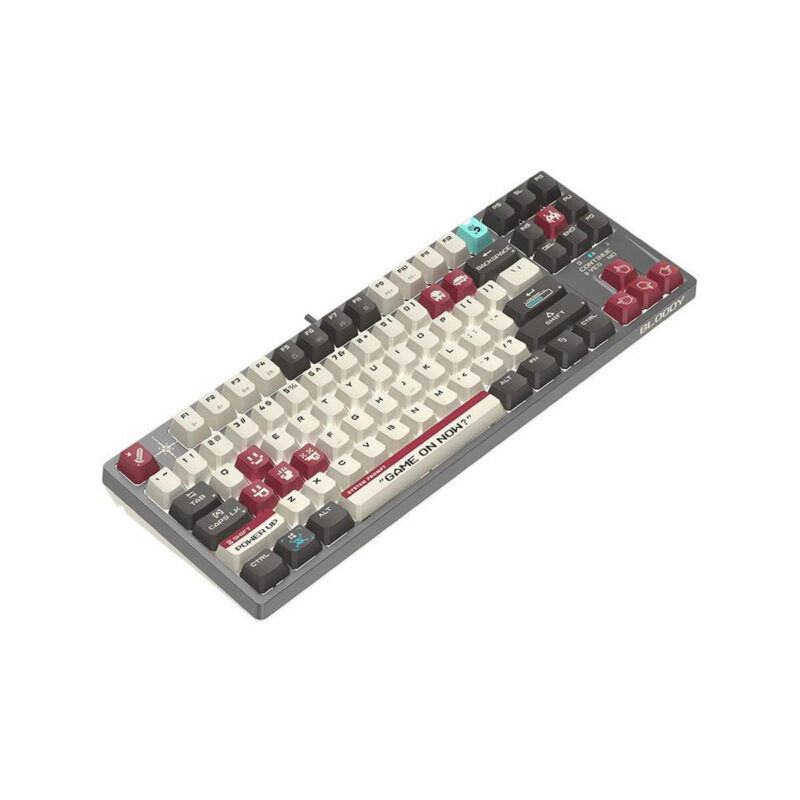 Klawiatura mechaniczna A4TECH BLOODY S87 Pixels Red USB (BLMS RED Plus Switches)