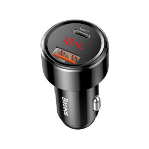 ŁADOWARKA SAMOCHODOWA Baseus Magic CCMLC20C-01 45W 6A 1x USB-A 1x USB-C QC 3.0