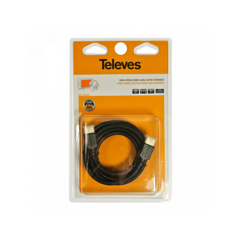 Kabel HDMI 2.0 Televes ref. 494502 3m 4K