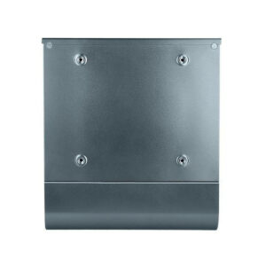 Skrzynka na listy HAITI z gazetnikiem, wizytownikiem i okeinkami, antracyt