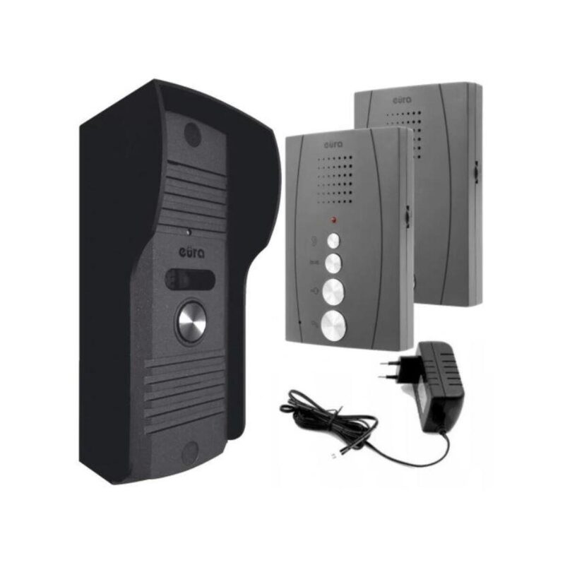 domofon_eura_adp51a3_difesa__1rodzinny_2_unifony_interkom_biay_3b2f13aeca418 DOMOFON ''EURA'' ADP-51A3 ''DIFESA'' - 1-rodzinny, 2 unifony, interkom, grafit