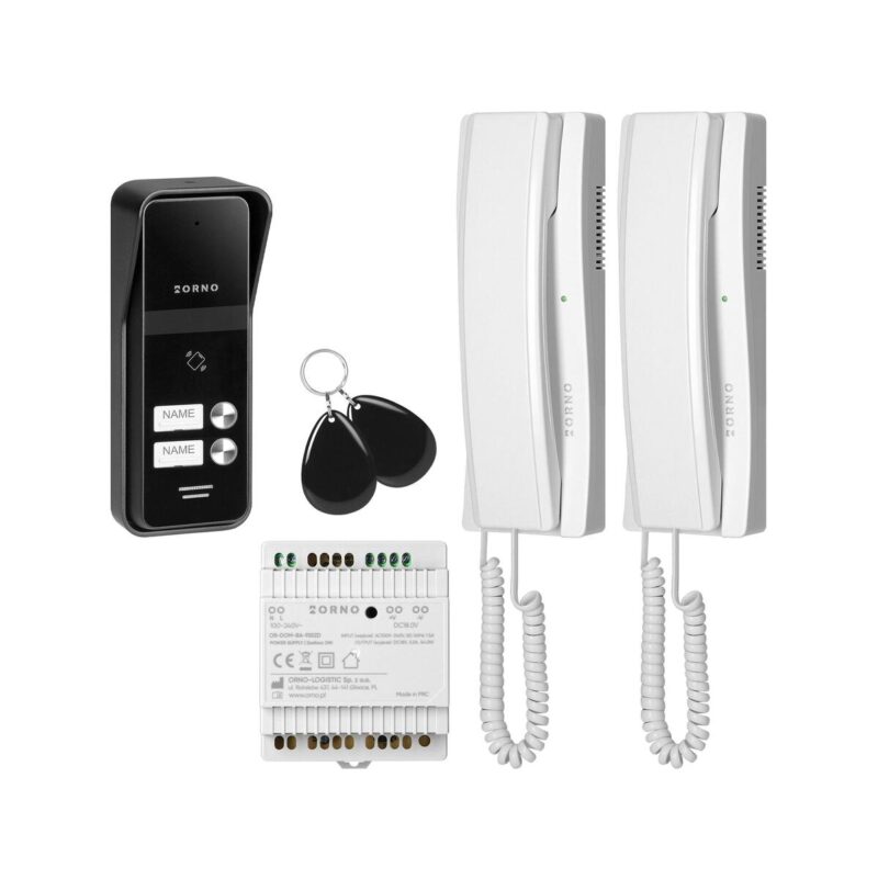 domofon_orno_ordomba936zdw_dcc395d1552c8 Domofon ORNO OR-DOM-BA-936ZD/W 2-żyłowy/2 rodzinny