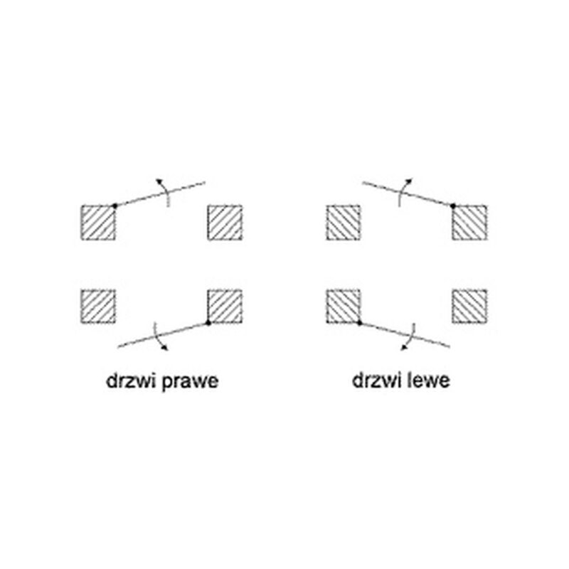 drzwi ZACZEP ELEKTRA R2 WĄSKI PRAWY