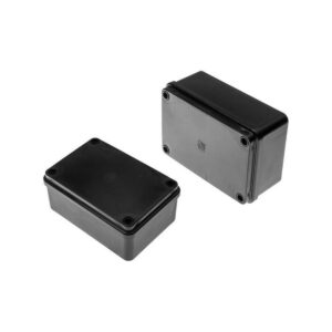 Puszka hermetyczna 120x80x50 bez dławików IP65 bezhalogenowa, czarna PAWBOL S-BOX 216C