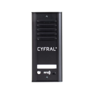 DOMOFON CYFRAL COSMO 1-LOKATORSKI KASETA CZARNA/UNIFON CZARNY