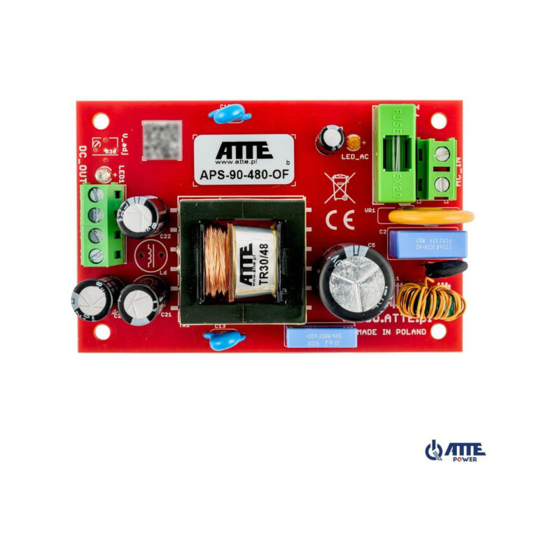 Zasilacz sieciowy SMPS 48V 2A 90W ATTE APS-90-480-OF