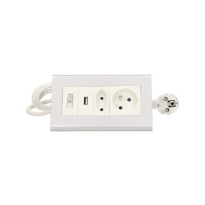 Przedłużacz biurkowy z wyłącznikiem ORNO OR-AE-1328 2x250V AC i USB