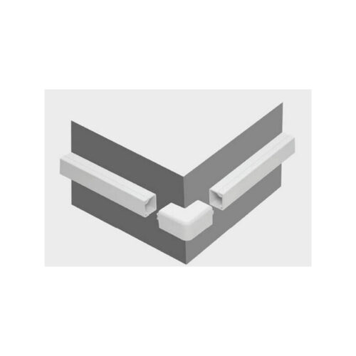 Osprzęt do listew elektroinstalacyjnych, narożnik zewnętrzny BIAŁY NZ 14x14 (1szt.)