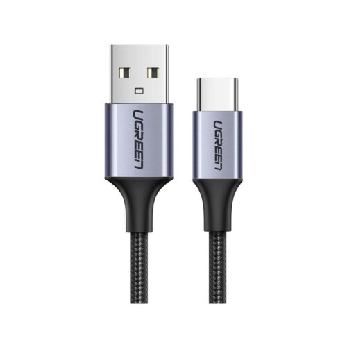 Kabel Ugreen US288 USB-A / USB-C QC 3.0 3A 2m - szary