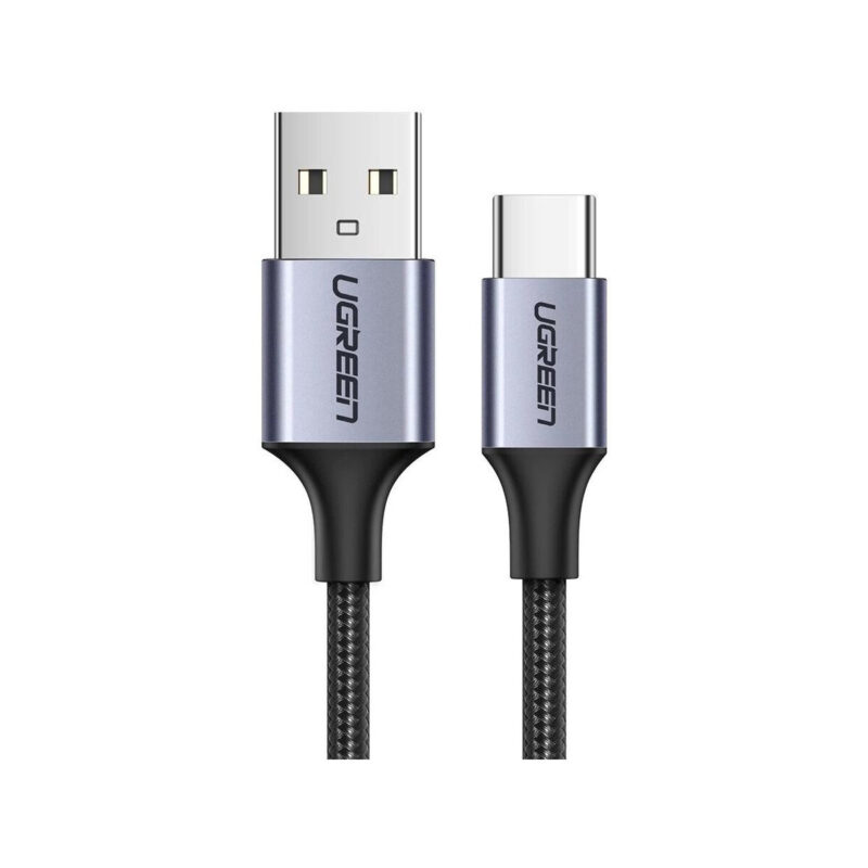 Kabel Ugreen US288 USB-A / USB-C QC 3.0 3A 2m - szary